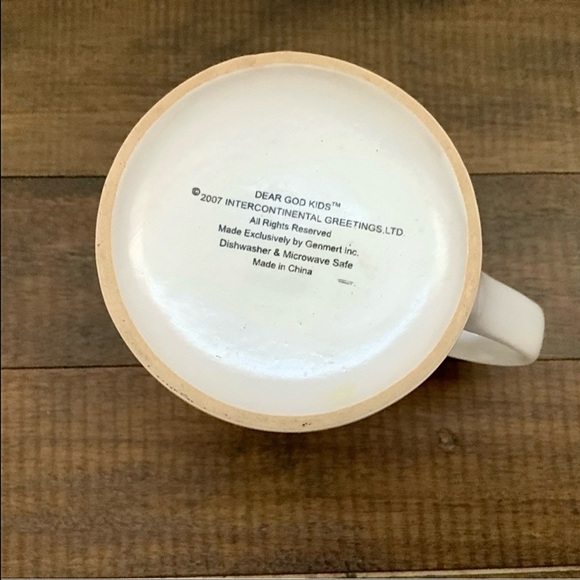 Dear God Kids Hugs Are Really Special Ceramic Coffee Cup Vintage - Picture 6 of 6